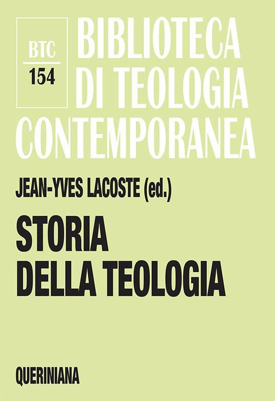 Storia della teologia - copertina