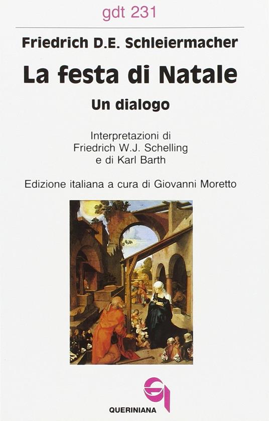 La festa di Natale. Un dialogo - Friedrich D. Schleiermacher - copertina