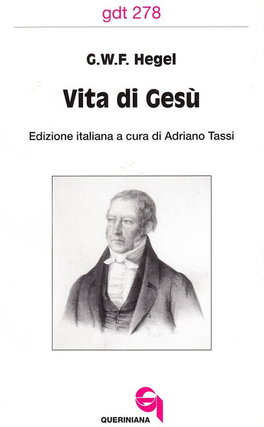 Vita di Gesù - Friedrich Hegel - copertina