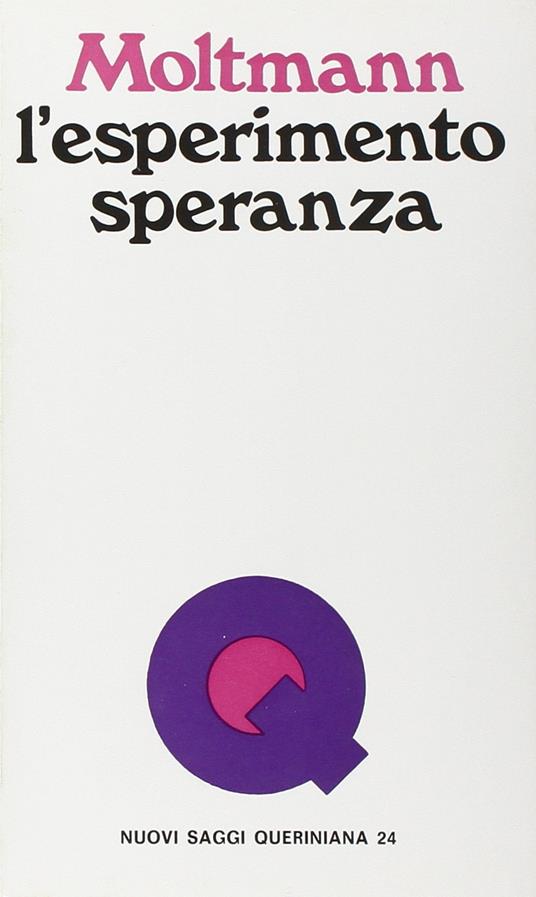 L' esperimento speranza. Introduzioni - Jürgen Moltmann - copertina