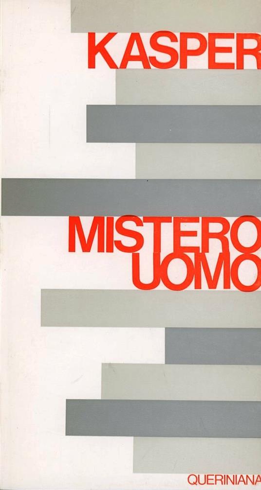 Mistero uomo - Walter Kasper - copertina