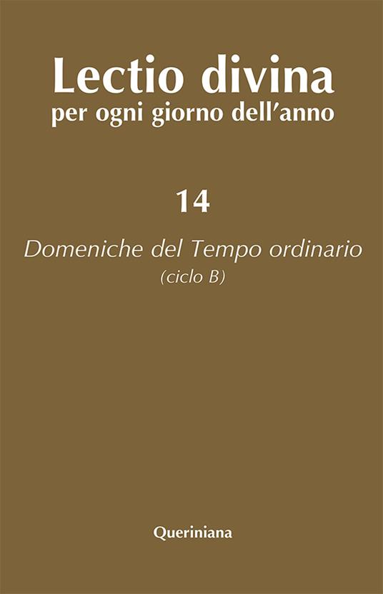 Lectio divina per ogni giorno dell'anno. Vol. 14: Domeniche del tempo ordinario (Ciclo B) - copertina