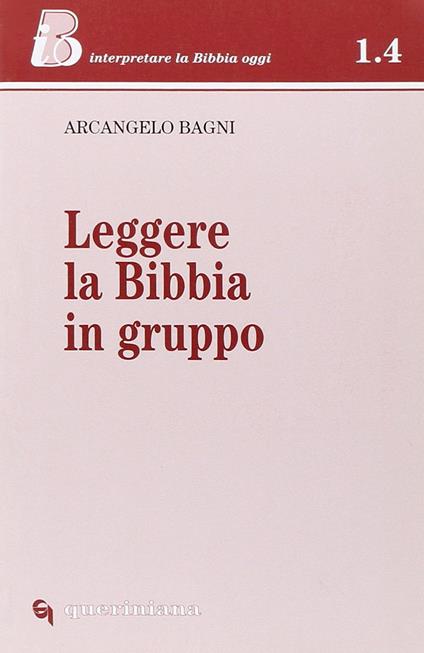 Leggere la Bibbia in gruppo - Arcangelo Bagni - copertina