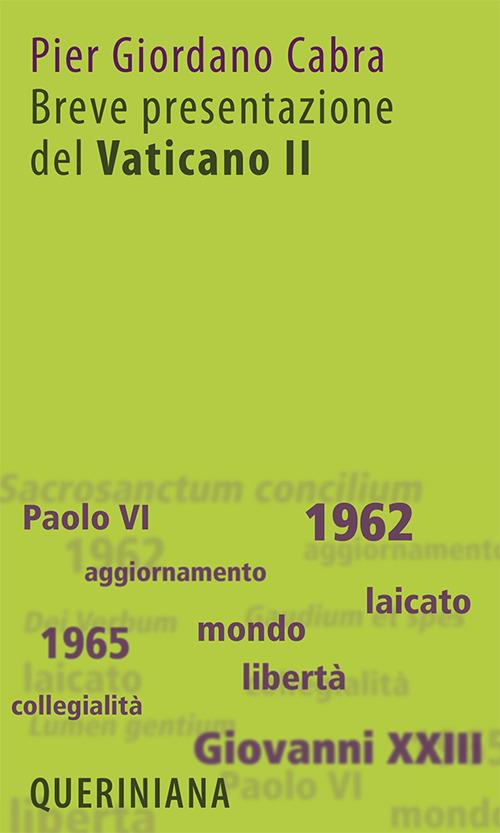 Breve presentazione del Vaticano II. Il Concilio per tutti - Pier Giordano Cabra - copertina