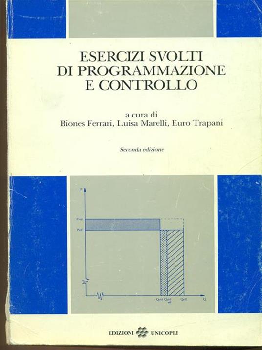 Esercizi svolti di programmazione e controllo - copertina