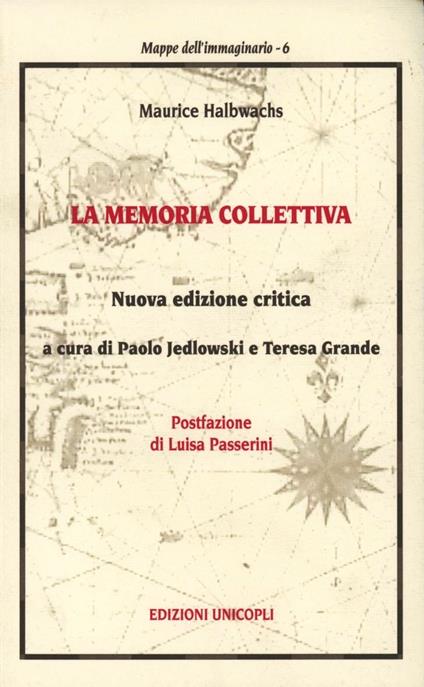 La memoria collettiva - Maurice Halbwachs - copertina