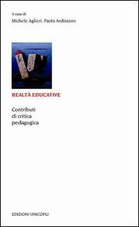 Realtà educative. Contributi di critica pedagogica - copertina