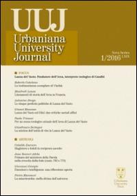 Urbaniana University Journal. Euntes Docete (2016). Vol. 1: Focus: Lanza del Vasto fondatore dell'arca-interprete teologico di Gandhi - copertina