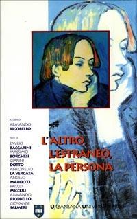 L' altro, l'estraneo, la persona - copertina