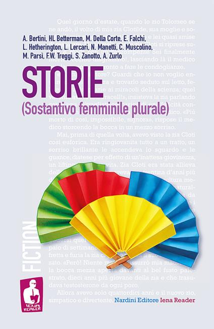 Storie (sostantivo femminile plurale) - copertina