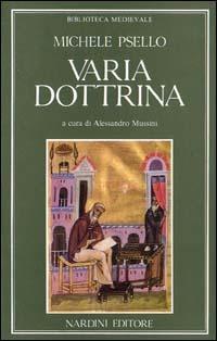 Varia dottrina - Michele Psello - copertina