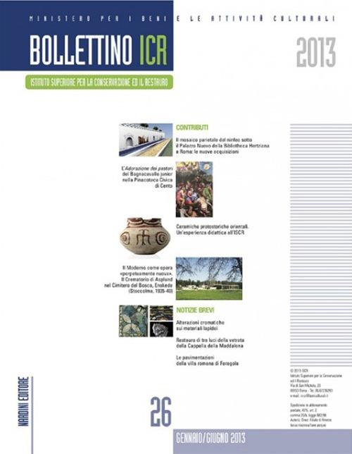 Bollettino ICR. Vol. 26 - copertina