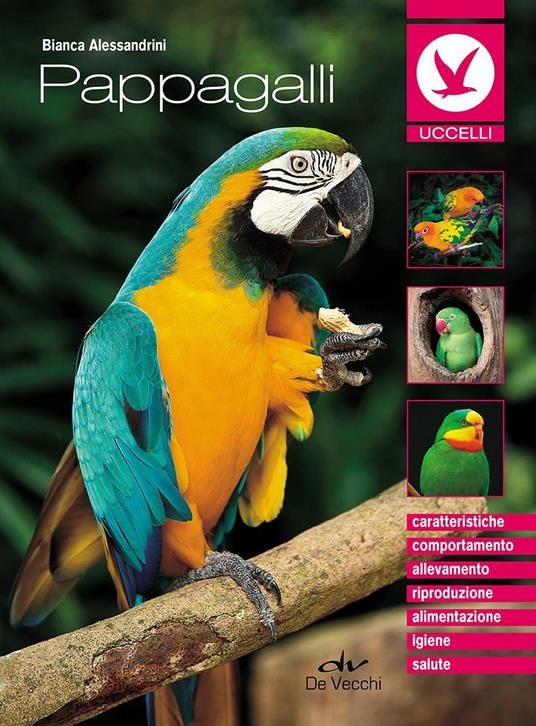 Pappagalli - Bianca Alessandrini - Libro - De Vecchi - Ornitologia | IBS