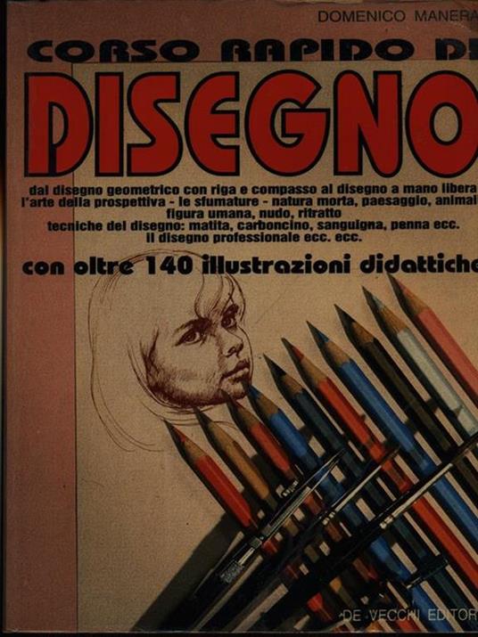 Corso rapido di disegno - Domenico Manera - copertina