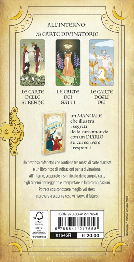 Lo scrigno degli oracoli. Con 78 Carte - Fabio Nocentini - Massimo Alfaioli  - - Libro - De Vecchi - Astrologia