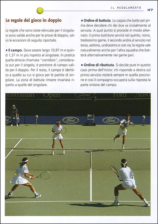 Tennis. Regolamento, tattica, colpi, allenamento - Stefano Alfonsi - Libro  - De Vecchi - Sport | IBS