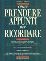 Come prendere appunti per ricordare