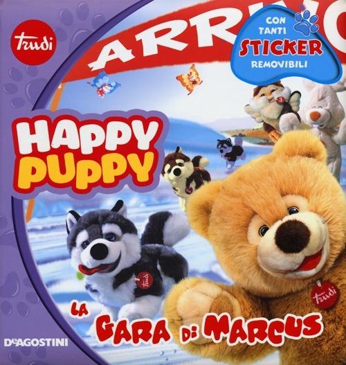 La gara di Marcus. Happy Puppy. Con adesivi - Simona Abriani - copertina