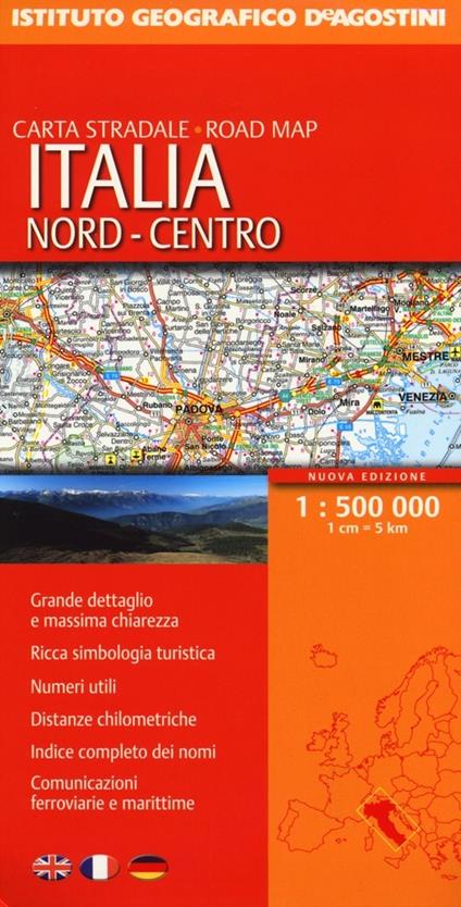 Italia. Nord-centro 1:500.000 - copertina