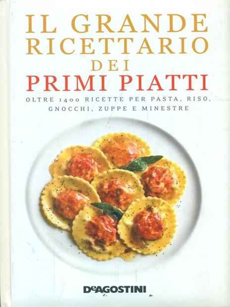 Il grande ricettario dei primi piatti - copertina