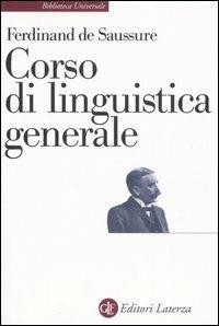 Corso di linguistica generale - Ferdinand de Saussure - copertina