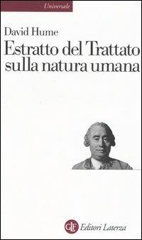 Estratto del trattato sulla natura umana - David Hume - copertina