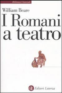 I romani a teatro - William Beare - copertina