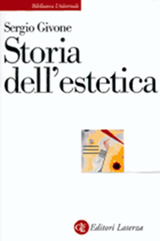 Storia dell'estetica - Sergio Givone - copertina