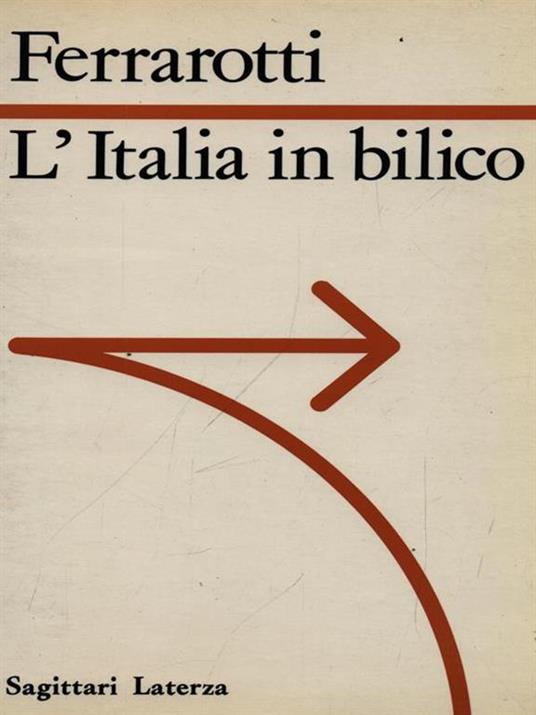 L' Italia in bilico - Franco Ferrarotti - copertina