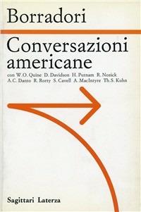 Conversazioni americane - Giovanna Borradori - copertina