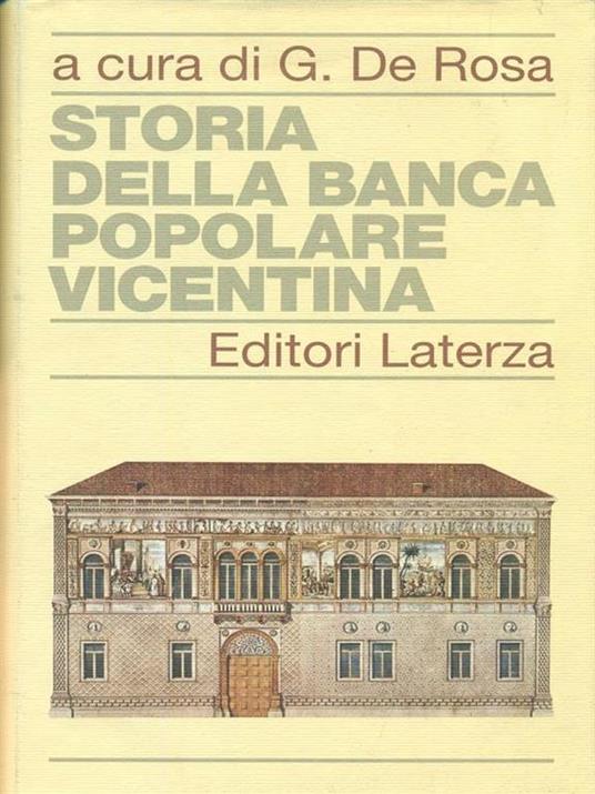 Storia della Banca Popolare Vicentina - copertina