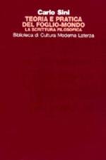 Teoria e pratica del foglio mondo. La scrittura filosofica