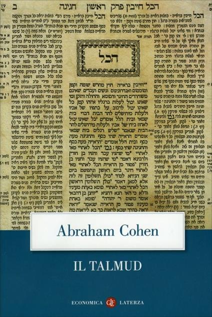 Il Talmud - Abraham Cohen - copertina