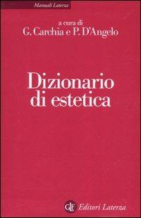 Dizionario di estetica - copertina