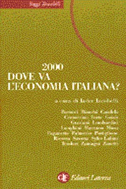 2000. Dove va l'economia italiana? - Jader Jacobelli - copertina