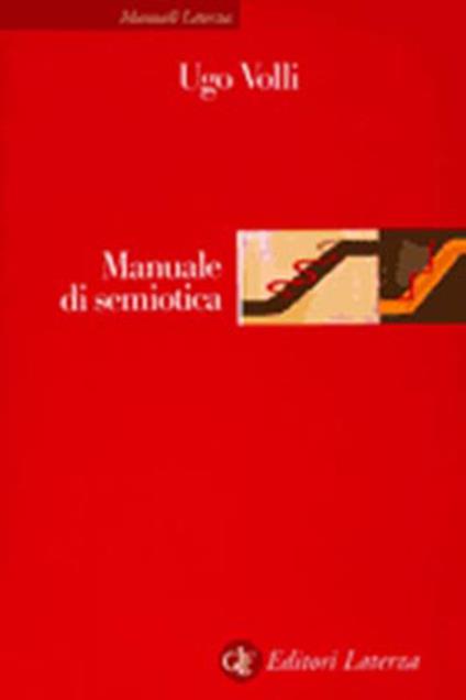 Manuale di semiotica - Ugo Volli - copertina