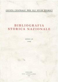 Bibliografia storica nazionale (1998). Vol. 60 - copertina