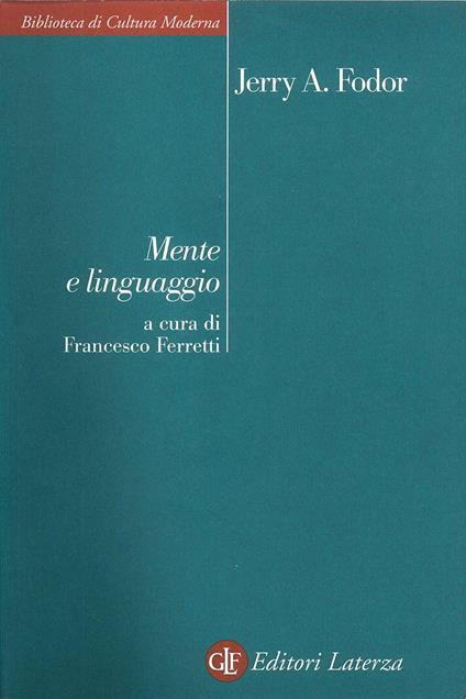 Mente e linguaggio - Jerry A. Fodor - copertina