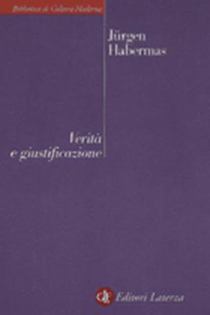 Verità e giustificazione - Jürgen Habermas - copertina