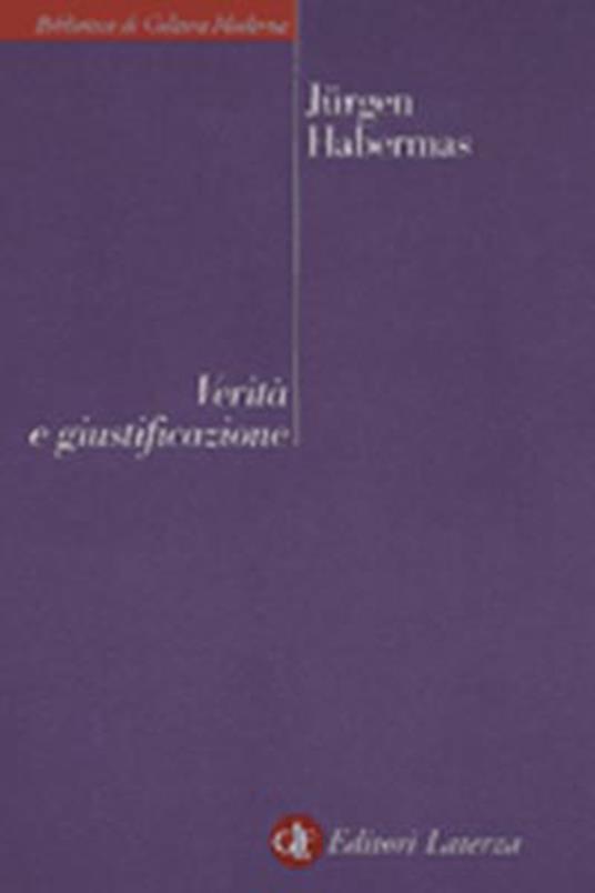 Verità e giustificazione - Jürgen Habermas - copertina