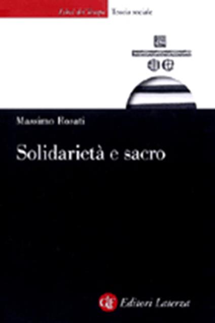 Solidarietà e sacro - Massimo Rosati - copertina