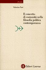 Il concetto di comunità nella filosofia politica contemporanea