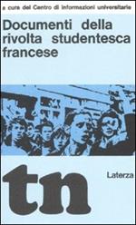 Documenti della rivolta studentesca francese (rist. anast. Bari, 1969)