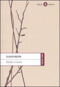 Diritto vivente - Eligio Resta - copertina