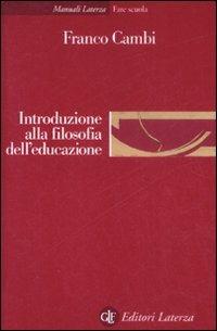 Introduzione alla filosofia dell'educazione - Franco Cambi - copertina