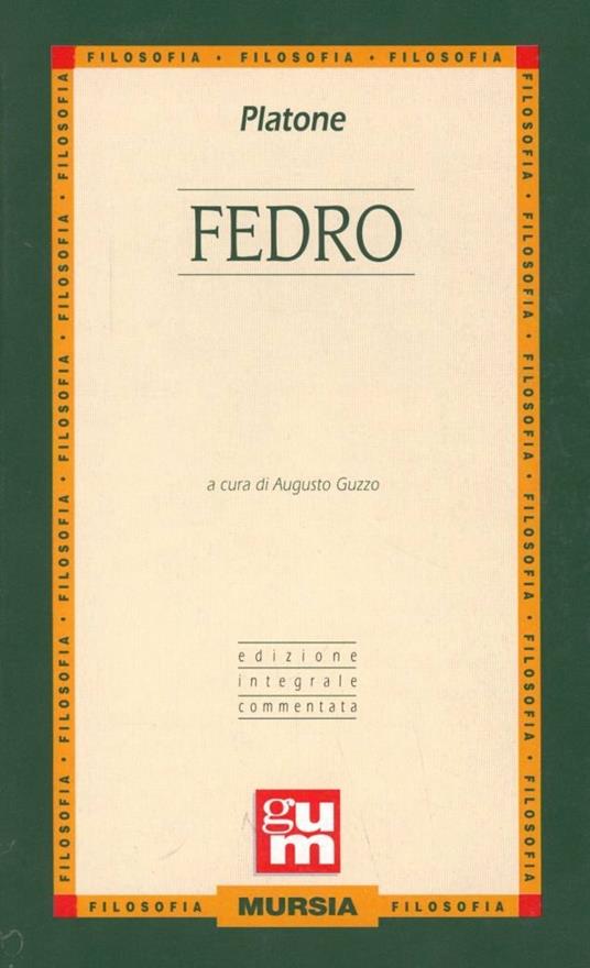 Il Fedro - Platone - copertina