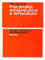 Psicanalisi, ermeneutica e letteratura