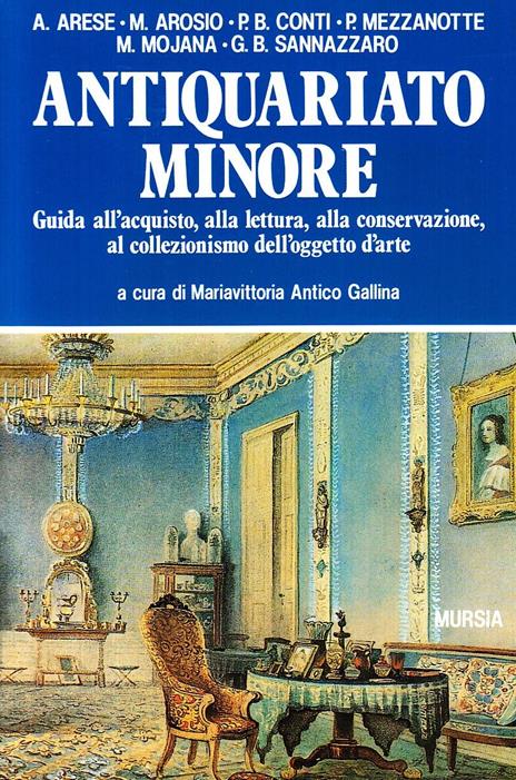 Antiquariato minore. Guida all'acquisto, alla lettura, alla conservazione, al collezionismo dell'oggetto d'arte - copertina