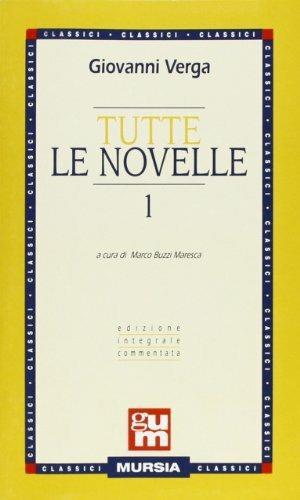 Tutte le novelle. Vol. 1 - Giovanni Verga - copertina