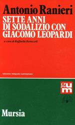 Sette anni di sodalizio con Giacomo Leopardi